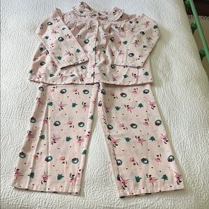Janie & Jack Pink Nutcracker Pajama Set with Multicultural Ballerinas, size 10